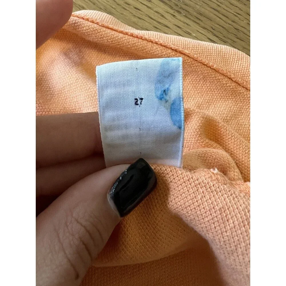 Polo Ralph Lauren Orange Short Sleeve Polo Shirt Size XL Golf Men Preppy‎ Career